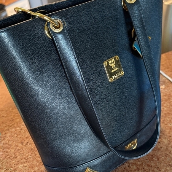 MCM Studded Tote and matching wallet - Picture 8 of 12